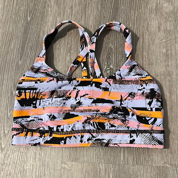 lululemon athletica Other - Lululemon Women's Sz‎ 4 Energy Athletic Workout Yoga Cross Strap Sports Bra